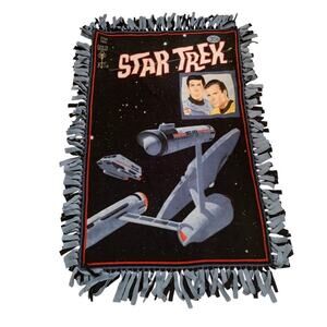 Vintage Star Trek Throw Blanket Star Trek #35 Gold Key Magazine Cover 1975
